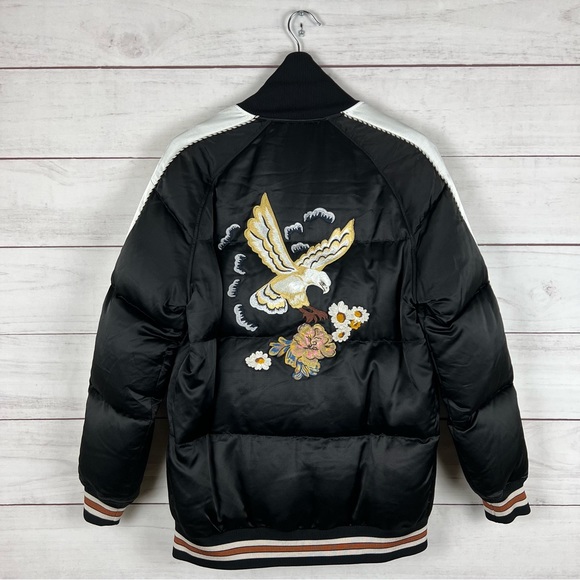Coach Eagle Souvenir Italy Puffer Coat Jacket Size 0 XS - Picture 2 of 9